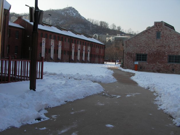 西大門刑務所歴史館方面の風景